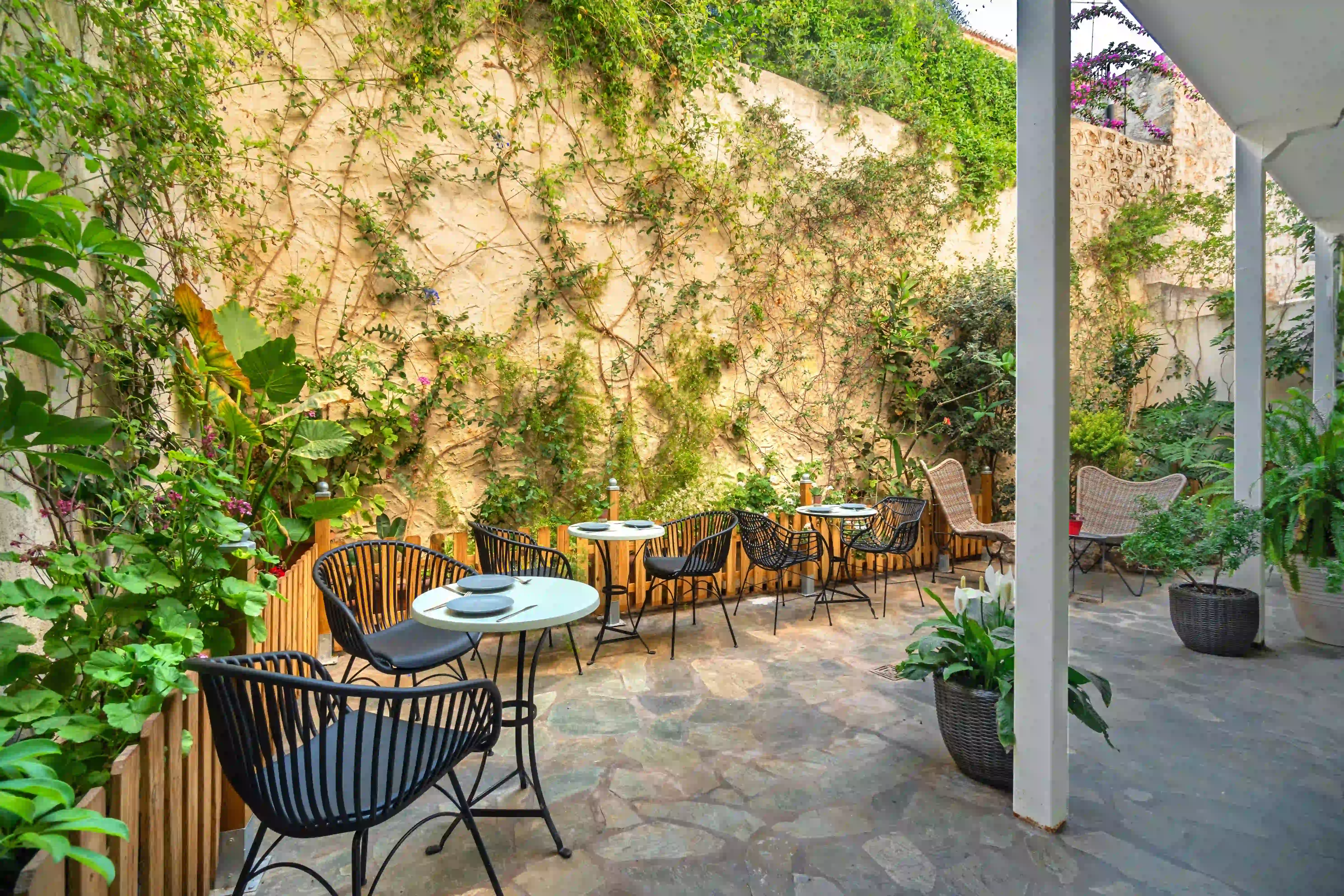 Κήπος οροφής και αυλή